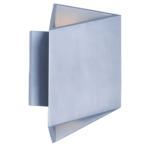 ET2 Lighting Et2 Alumilux Facet Satin Aluminum LED Outdoor Wall Light E41373-SA