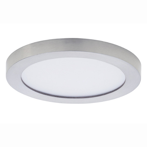 Maxim Lighting Maxim Lighting Chip Satin Nickel LED Flushmount Light 57590WTSN