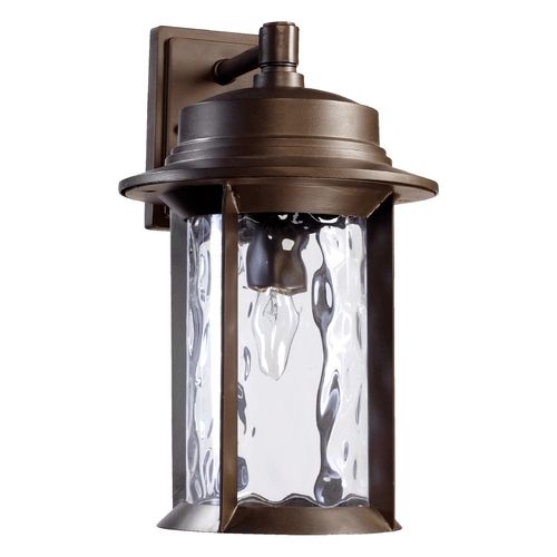 Charter Oiled Bronze Outdoor Wall Light by Quorum Lighting