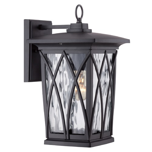 Grover Mystic Black Outdoor Wall Light by Quoizel Lighting