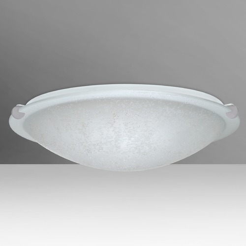 Besa Lighting Trio Satin Nickel LED Flushmount Light