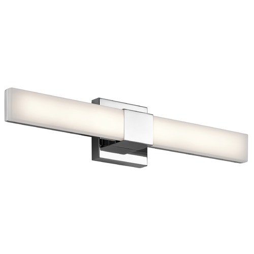 Neltev 24-Inch Chrome LED Bath Light by Elan Lighting