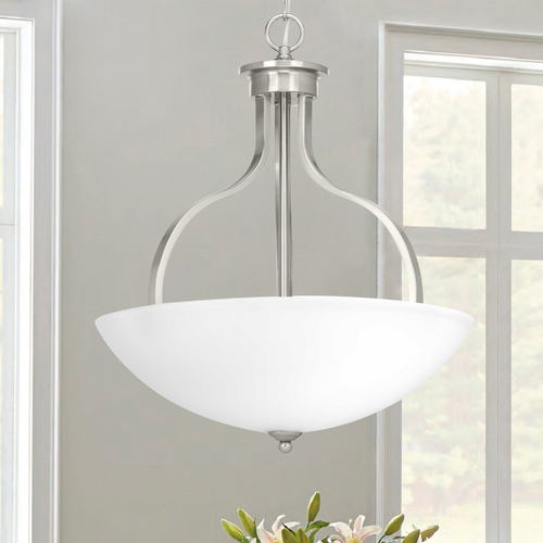 Progress Lighting Laird Brushed Nickel Pendant by Progress Lighting P500071-009