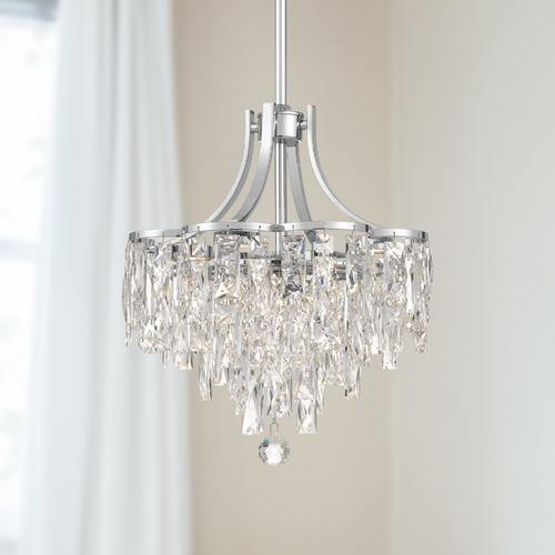 Bravado Polished Chrome LED Pendant by Quoizel Lighting