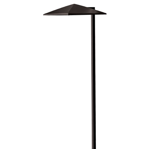 Harbor LED Path Light in Satin Black by Hinkley Lighting