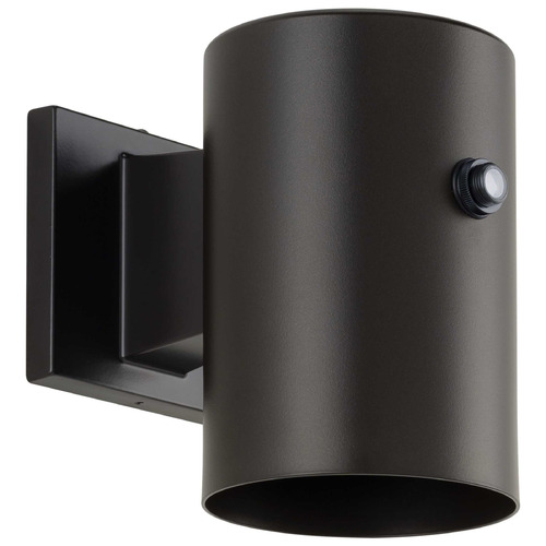 Progress Lighting 5in Cyl Rnds Antique Bronze LED Outdoor Wall Light