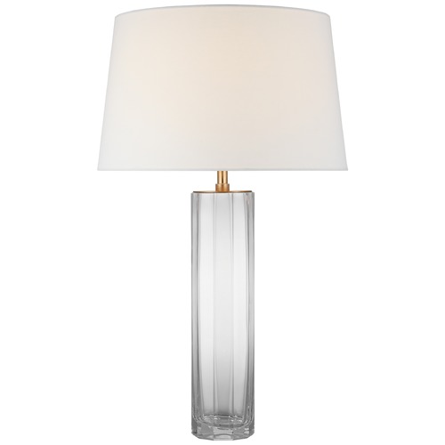Visual Comfort Signature Collection Chapman & Myers Fallon Table Lamp in Clear Glass by Visual Comfort Signature CHA8435CGL