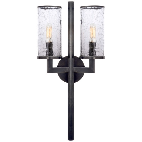 Kelly Wearstler Liaison Double Sconce in Bronze by Visual Comfort Signature
