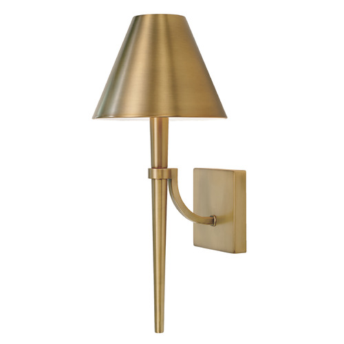 Capital Lighting Holden Wall Sconce in Aged Brass by Capital Lighting 645911AD