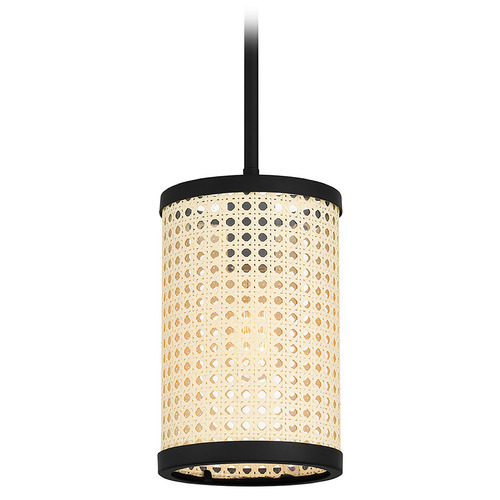 Quoizel Lighting Syrah Mini Pendant in Matte Black by Quoizel Lighting SYA1506MBK