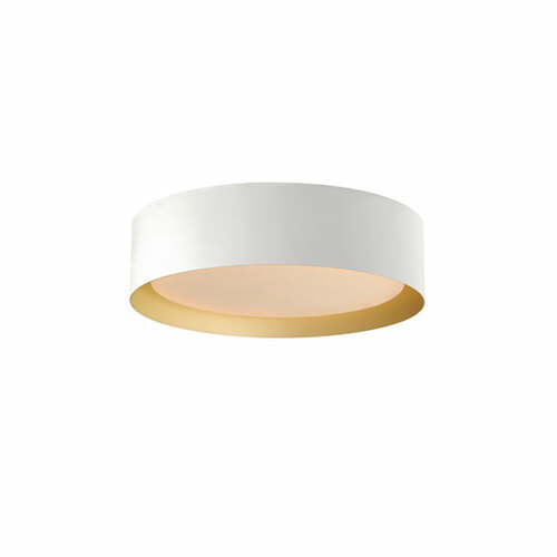 Echo 16-Inch 5CCT LED Flush Mount in White & Gold by ET2 Lighting