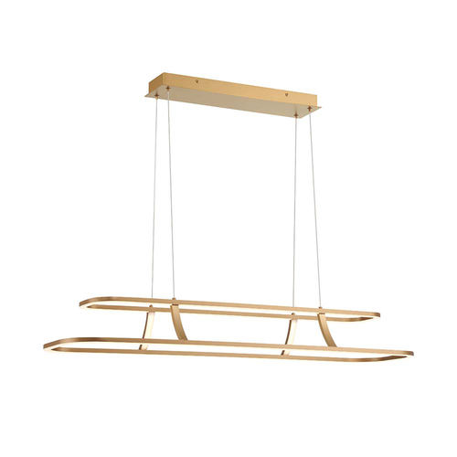 Cadoux 44-Inch LED Linear Chandelier in Gold by Eurofase Lighting