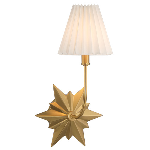 Savoy House Savoy House Lighting Crestwood Warm Brass Sconce 9-4408-1-322