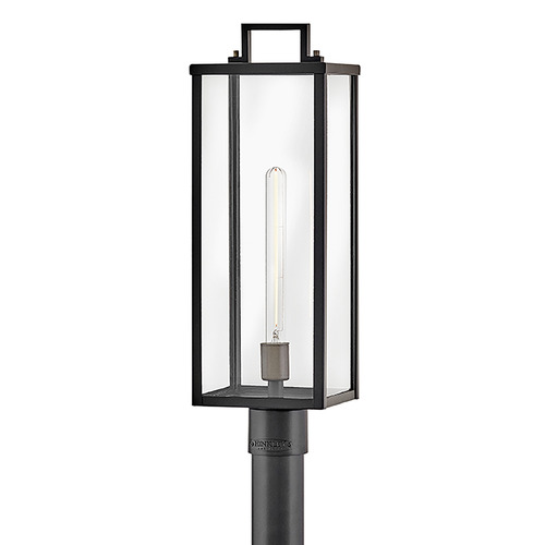 Hinkley Catalina Black & Burnished Bronze LED Post Light by Hinkley Lighting 23011BK