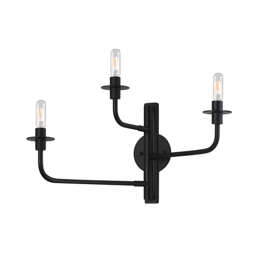 Sonneman Lighting Atelier Sconce Wall Light Black by Sonneman Lighting 4540.25