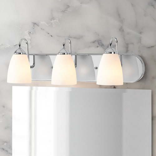Gather Bathroom Light in Polished Chrome by Progress Lighting