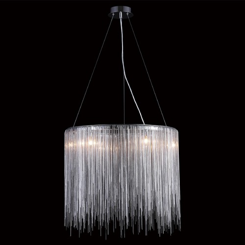 Fountain 24-Inch LED Chandelier in Chrome by Avenue Lighting