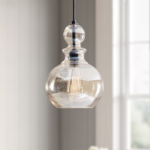 Progress Lighting Staunton Farmhouse Mini Pendant in Bronze by Progress Lighting P5334-20