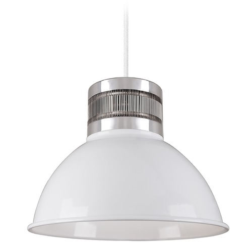 Kuzco Lighting Industrial White LED Pendant 3000K by Kuzco Lighting PD2612-WH