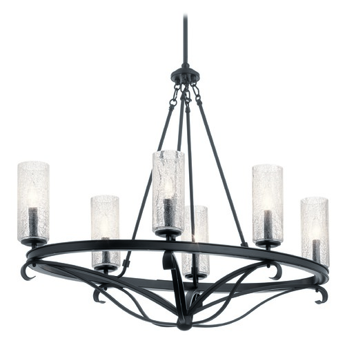 Kichler Lighting Krysia 36-Inch Black Linear Chandelier by Kichler Lighting 52010BK