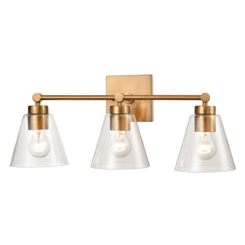 Elk Lighting Elk Lighting East Point Satin Brass Bathroom Light 18334/3