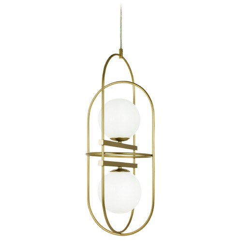 Matteo Lighting Eclipse Gold Pendant by Matteo Lighting C76902GL