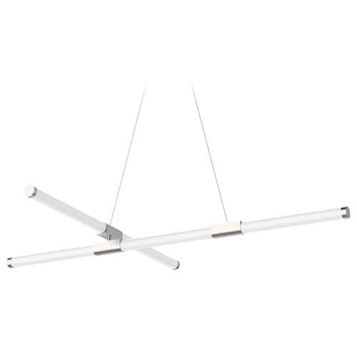 Kuzco Lighting Akari 49.5-Inch LED Linear Pendant in Brushed Nickel by Kuzco Lighting CH18548-BN