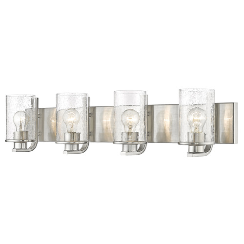 Beckett Brushed Nickel Bathroom Light by Z-Lite