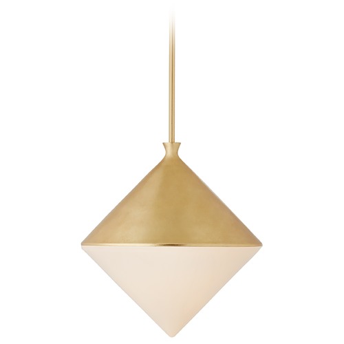 Visual Comfort Signature Collection Aerin Sarnen Medium Pendant in Gild by Visual Comfort Signature ARN5356GWG