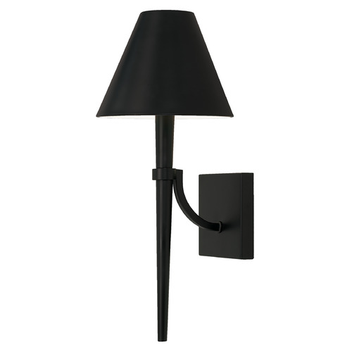 Capital Lighting Holden Wall Sconce in Matte Black by Capital Lighting 645911MB