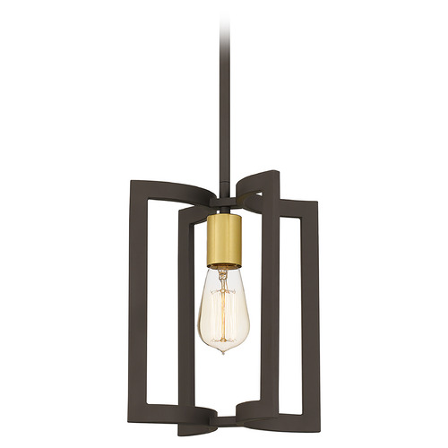 Quoizel Lighting Beaufain Mini Pendant in Old Bronze by Quoizel Lighting BEU1506OZ