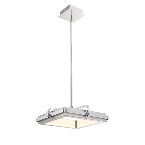 Annilo 15-Inch LED Pendant in Chrome by Eurofase Lighting