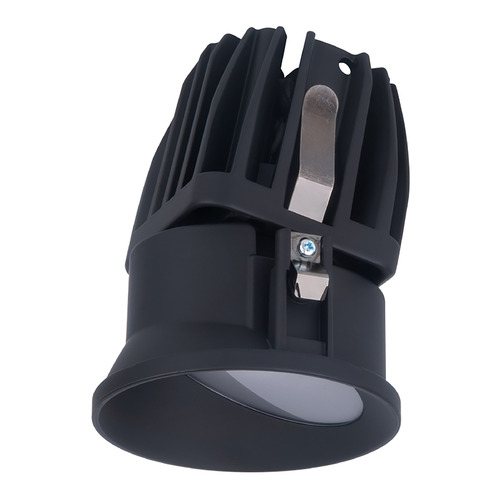 WAC Lighting 2-Inch FQ Shallow Black LED Recessed Trim by WAC Lighting R2FRW1L-WD-BK