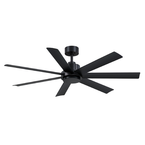 Fanimation Fans Pendry 56 Black Ceiling Fan Without Light