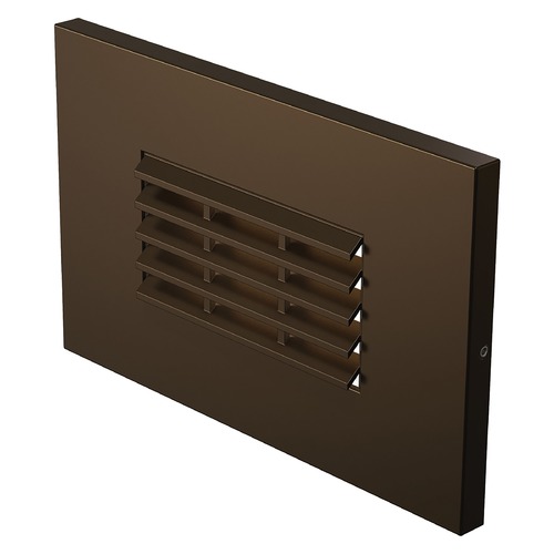 Generation Lighting LED Louvered Step Light in Painted Antique Bronze by Generation Lighting 93401S-171