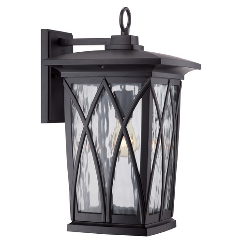 Quoizel Lighting Grover Mystic Black Outdoor Wall Light by Quoizel Lighting GVR8410K