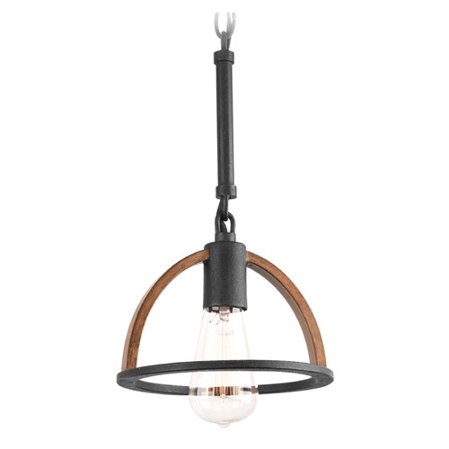 Progress Lighting Trestle Mini Pendant in Gilded Iron by Progress Lighting P5315-71