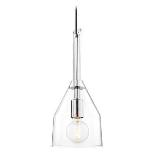 Mitzi by Hudson Valley Sloan Polished Nickel Pendant by Mitzi by Hudson Valley H252701S-PN