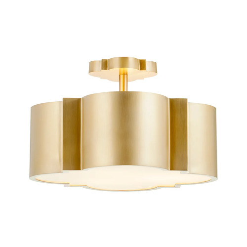 Wyatt 3-Light Convertible Ceiling Light in Aged Brass by Cyan Design