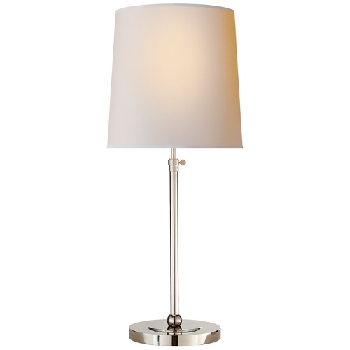 Visual Comfort Signature Collection Thomas OBrien Bryant Table Lamp in Polished Nickel by Visual Comfort Signature TOB3260PNNP