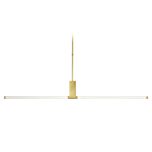 Visual Comfort Modern Collection Phobos LED Linear Light in Natural Brass by Visual Comfort Modern 700LSPHB68NB-LED927
