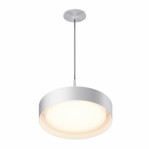 Echo 16-Inch 5CCT LED Pendant in White by ET2 Lighting