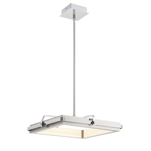 Annilo 18-Inch LED Pendant in Chrome by Eurofase Lighting