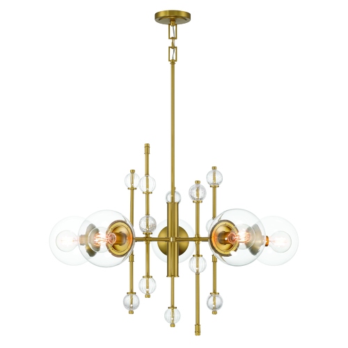 Traiton 36-Inch Chandelier in Gold by Eurofase Lighting
