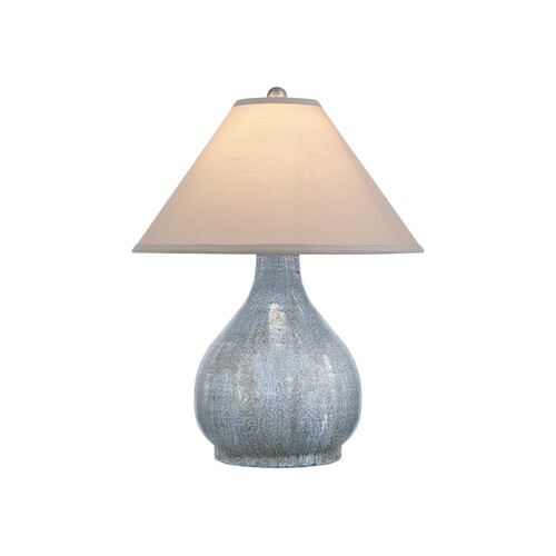 Malin Table Lamp in Gray & Blue by Currey & Company Lighting