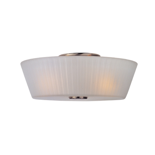Finesse Satin Nickel Flush Mount by Maxim Lighting