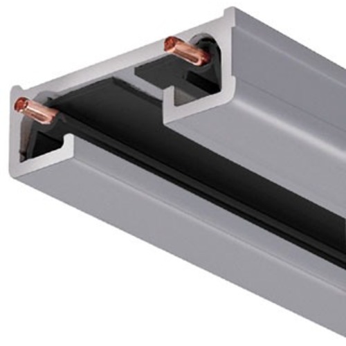 4-Ft Track Section in Silver Finish Juno Trac Lites Collection by Juno Lighting Group