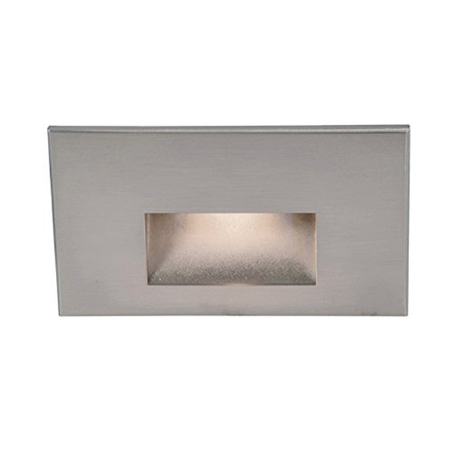 Stainless Steel LED Recessed Step Light with Amber LED by WAC Lighting