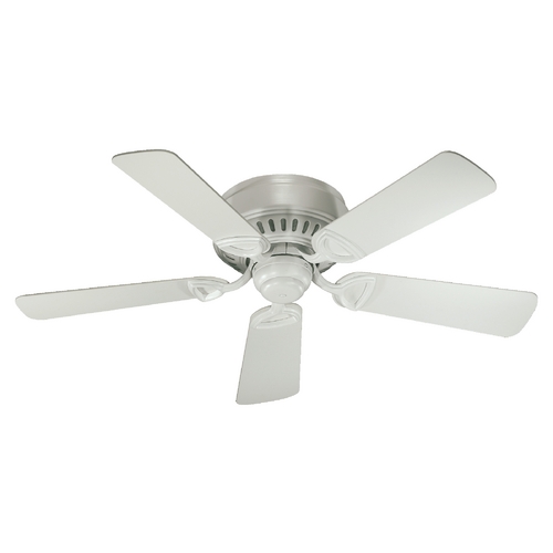 42-Inch Medallion Studio White Fan with Studio White Blades by Quorum Lighting