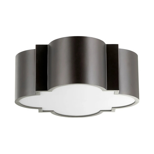 Cyan Design Wyatt 2-Light Flush Mount in Black by Cyan Design 10065